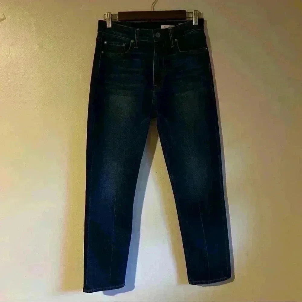 NOEND Denim Women's Slim Straight Jeans Dark Wash Size 27‎ Style FS1411EDLW